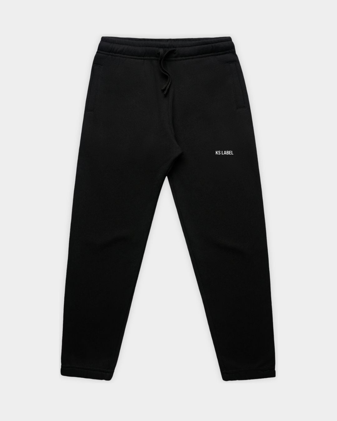 Front_KSL_YouthSweatPantsinBlack_Flatlay