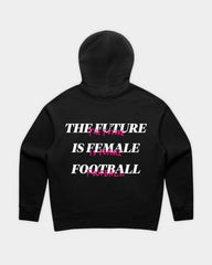 HER ERA Essential Hood in Black Flatlay Back