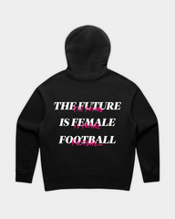 HER ERA Essential Hood in Black Flatlay Back