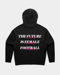 HER ERA Essential Hood in Black Flatlay Back