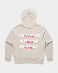 HER ERA Essential Hood in Bone Flatlay Back