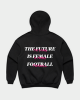 HER ERA Oversized Hood in Black Flatlay Back