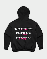 HER ERA Oversized Hood in Black Flatlay Back