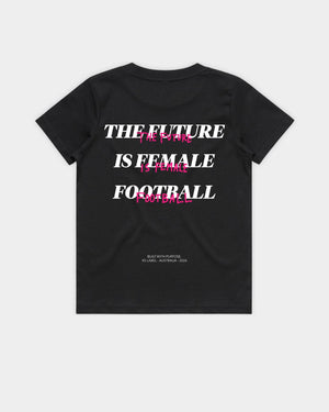 Her Era Essential Black Youth Flatlay Back