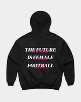 Her Era Oversized Hood in Black Flatlay Back