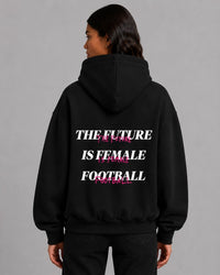 Her Era Oversized Hood in Black Model Back