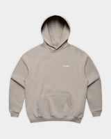 Her Era Oversized Hood in Mushroom Flatlay Front