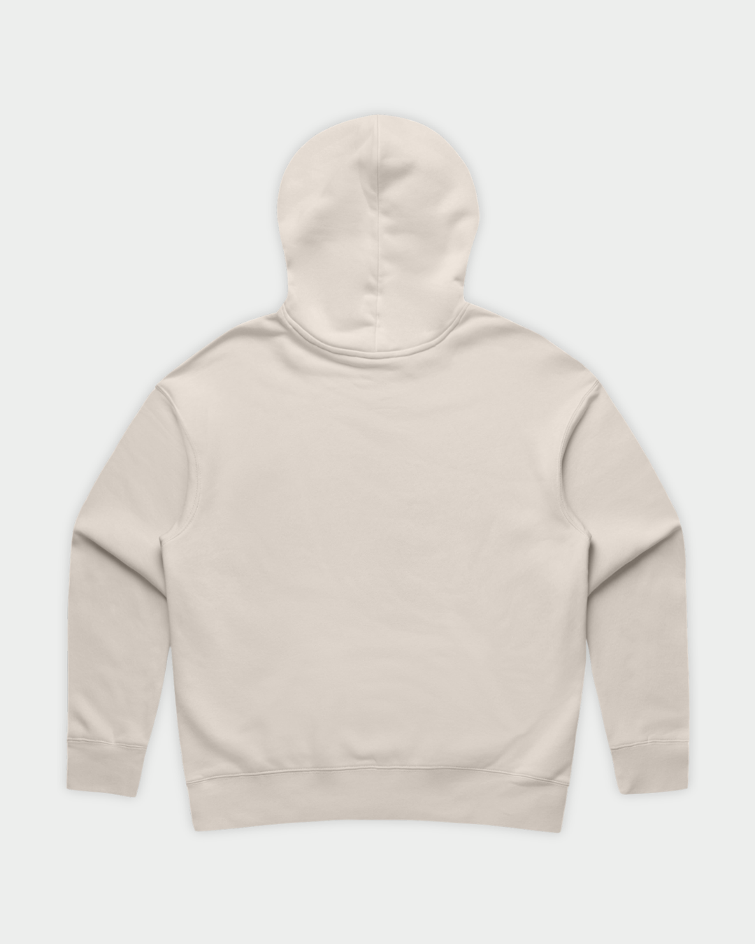 KSL Essential Hood in Bone Flatlay Back