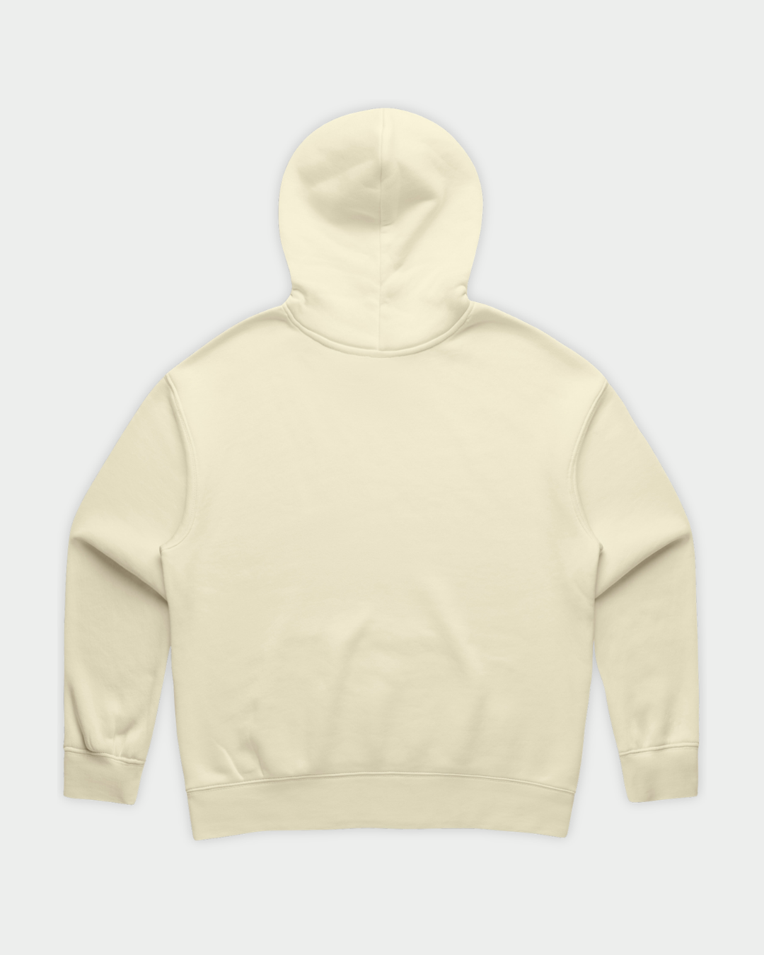 KSL Essential Hood in Butter Flatlay Back