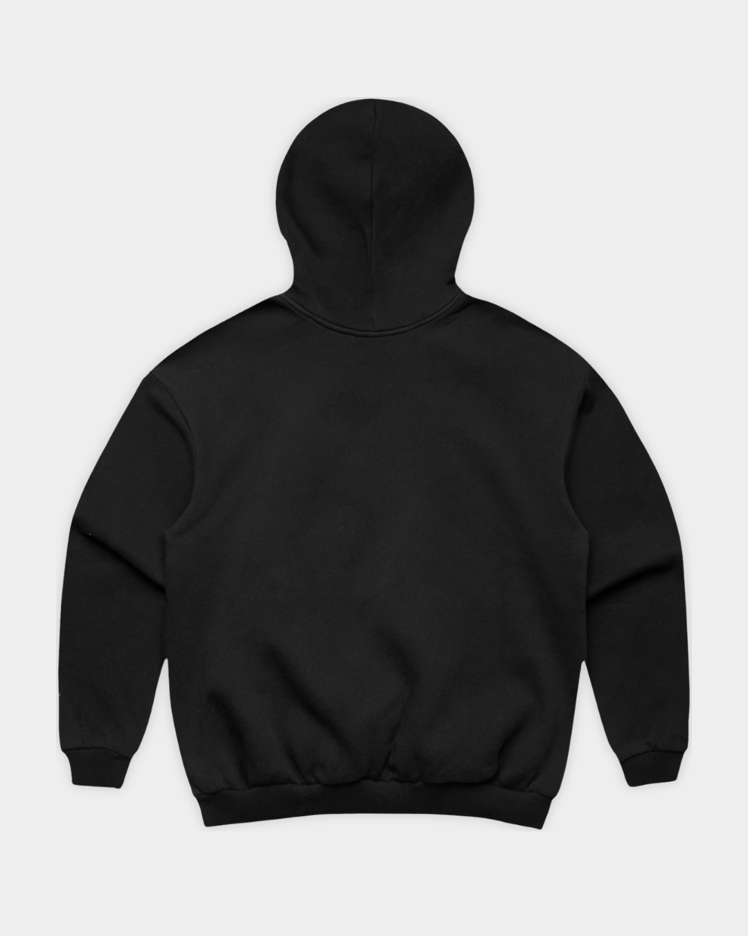 KSL Oversized Hood in Black Flatlay Back