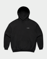 KSL Oversized Hood in Black Flatlay Front