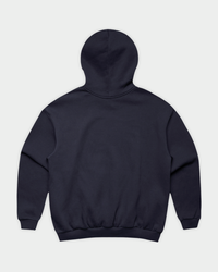 KSL Oversized Hood in Ink Blue Flatlay Back