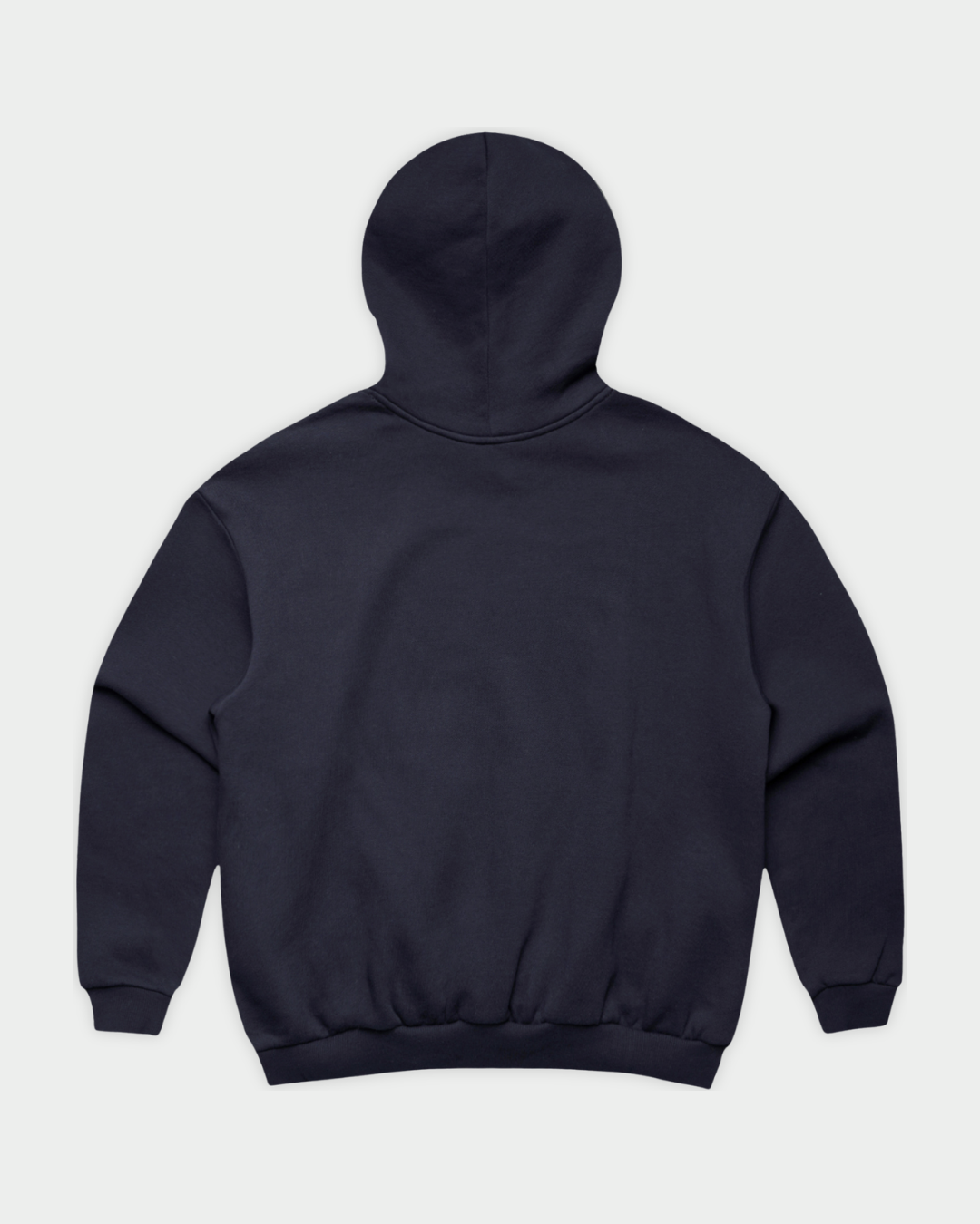 KSL Oversized Hood in Ink Blue Flatlay Back