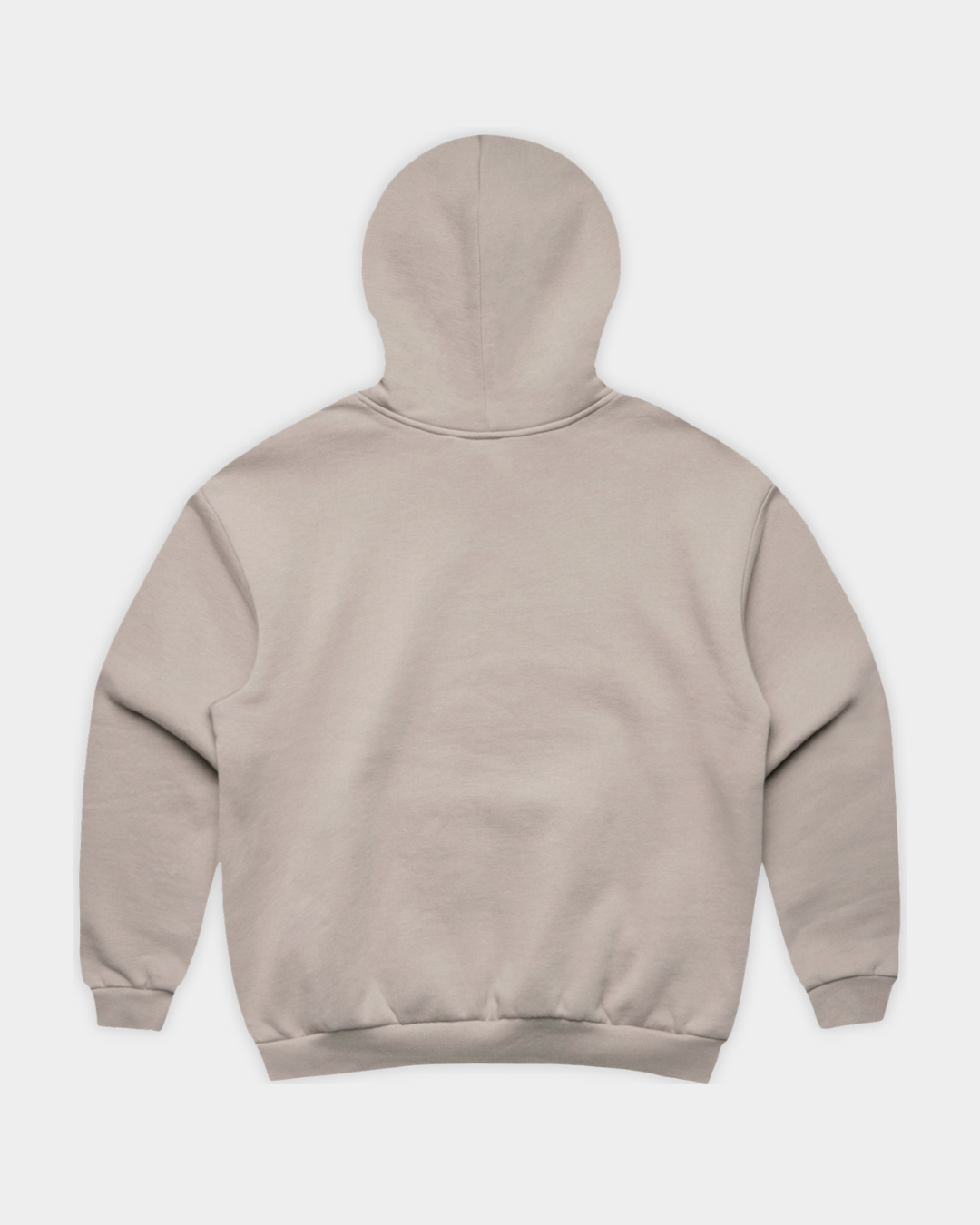 KSL Oversized Hood in Mushroom Flatlay Back