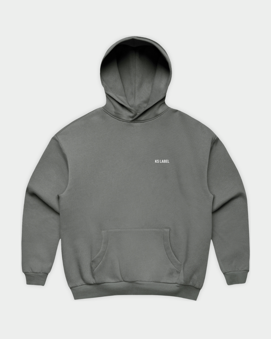 KSL Oversized Hood in Shadow Flatlay Front