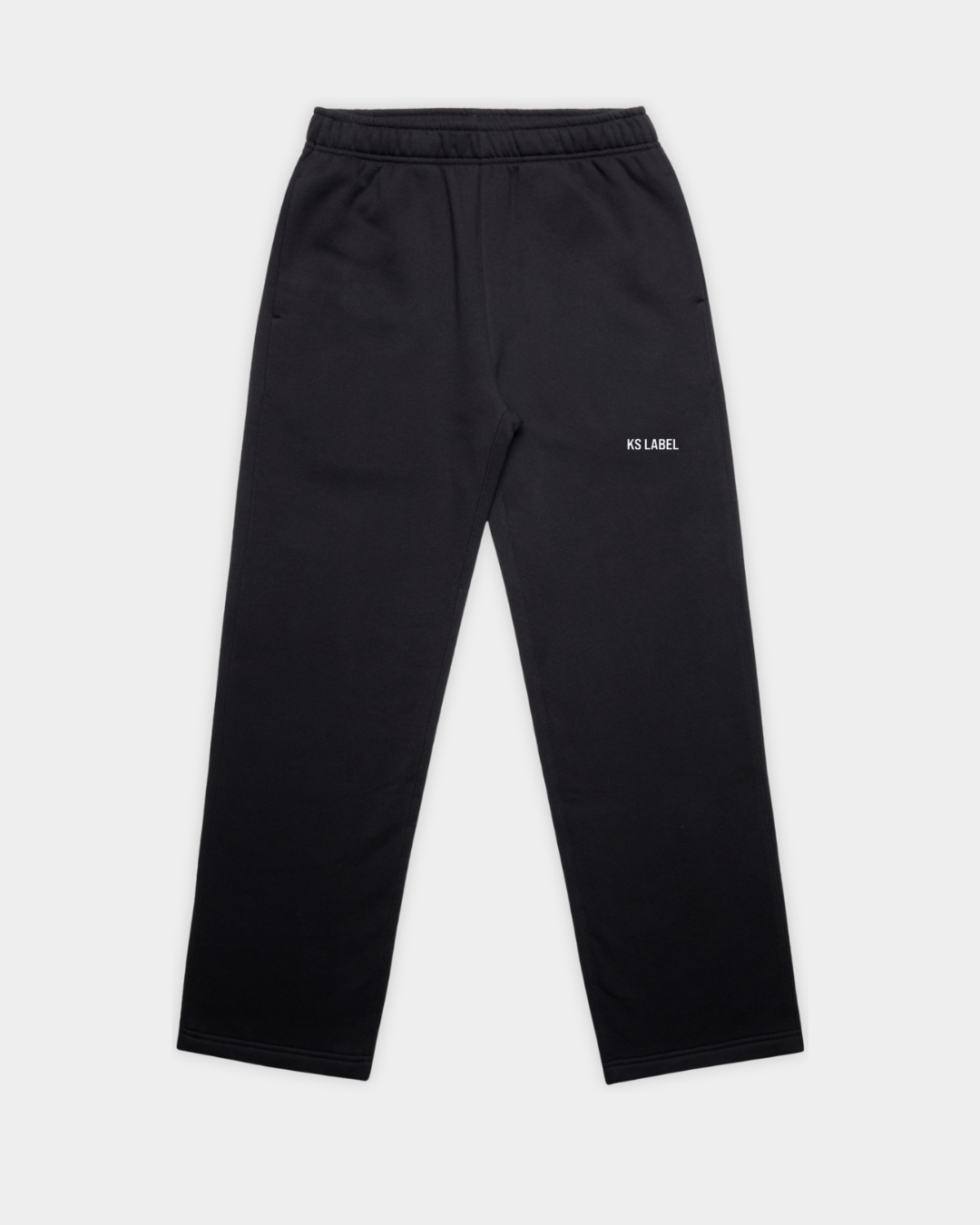 KSL Sweat Pants in Black Flatlay Front