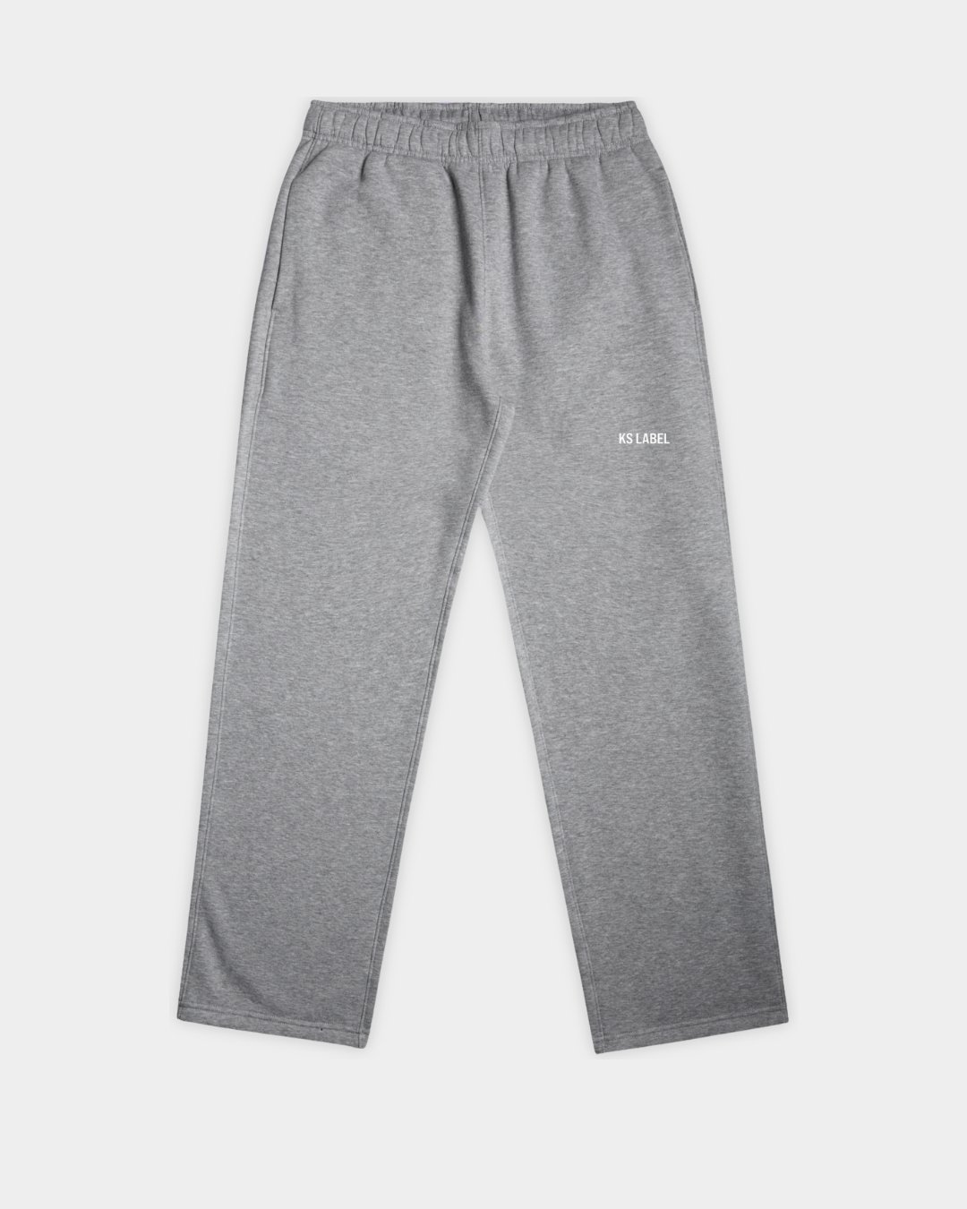 KSL Sweat Pants in Grey Marle Flatlay Front