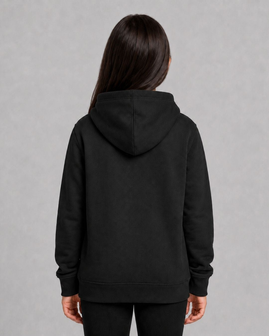 KSL_Youth_Hood_in_Black_Model_Back