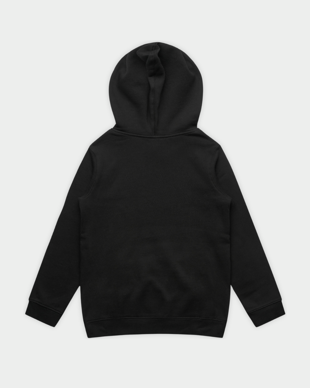 KSL Youth Hoodie in Black Flatlay BACK