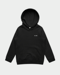 KSL Youth Hoodie in Black Flatlay Front