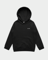 KSL Youth Hoodie in Black Flatlay Front