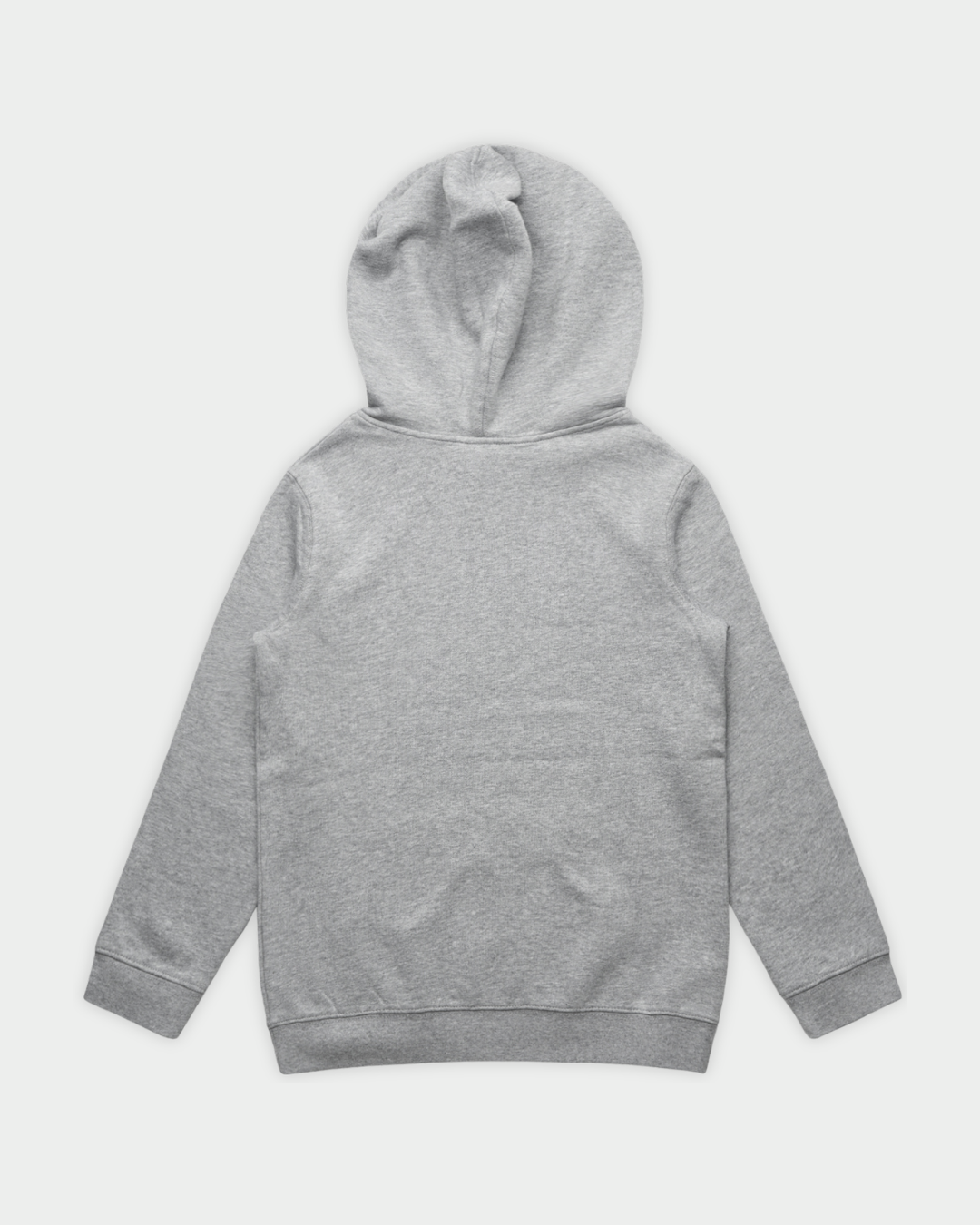 KSL Youth Hoodie in Grey Marle Flatlay Back