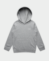 KSL Youth Hoodie in Grey Marle Flatlay Front