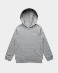KSL Youth Hoodie in Grey Marle Flatlay Front