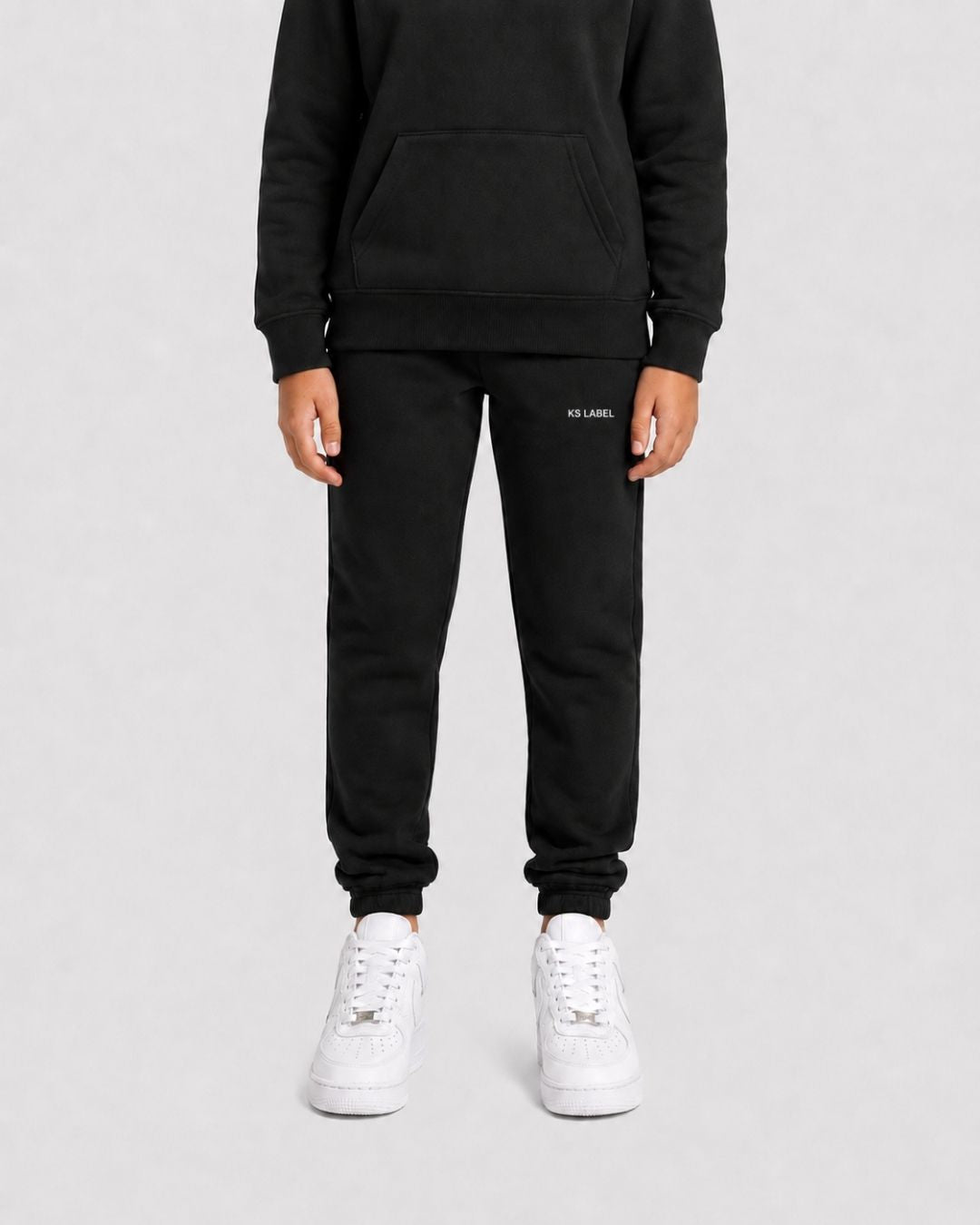 KSL_Youth_Sweat_Pants_in_Black_Model_Front