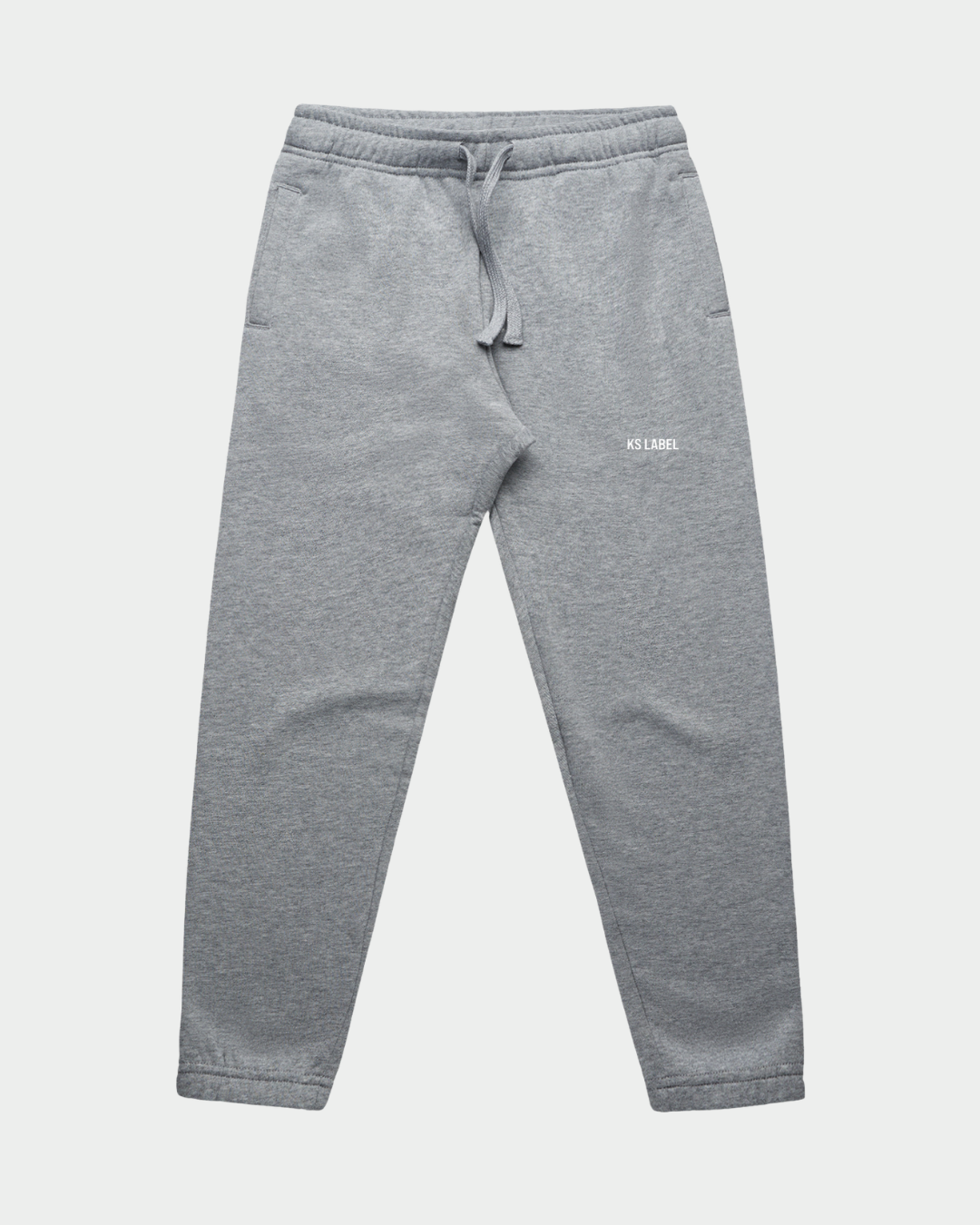 KSL Youth Sweat Pants in Grey Marle Flatlay Front