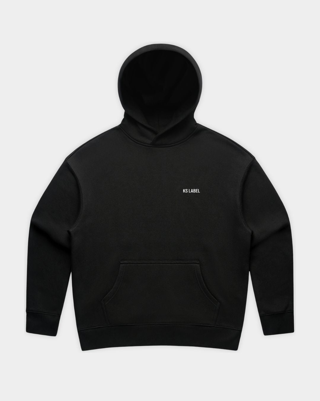 SHE CAN Essential Hood in Black Flatlay Front