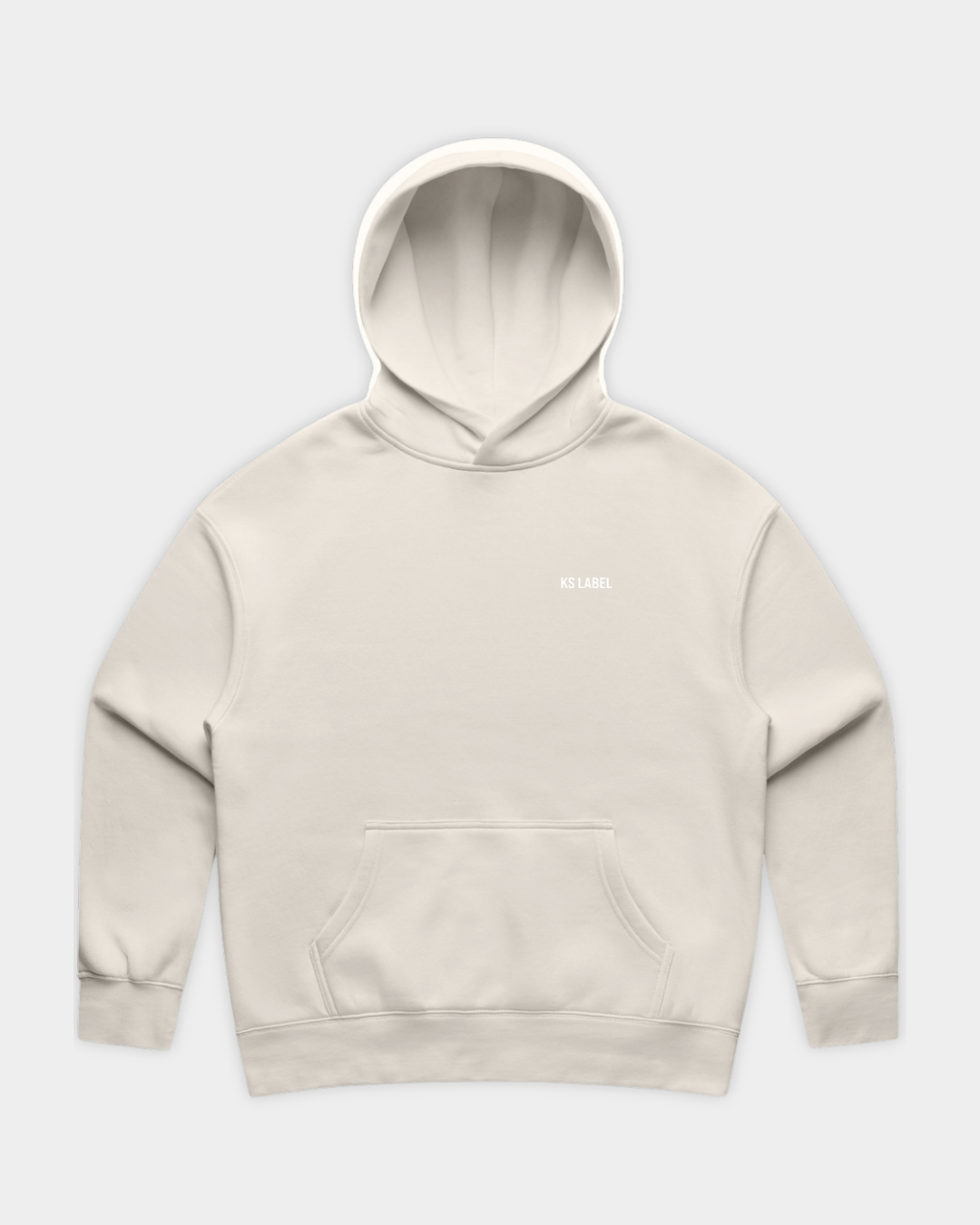 SHE CAN Essential Hood in Bone Flatlay Front