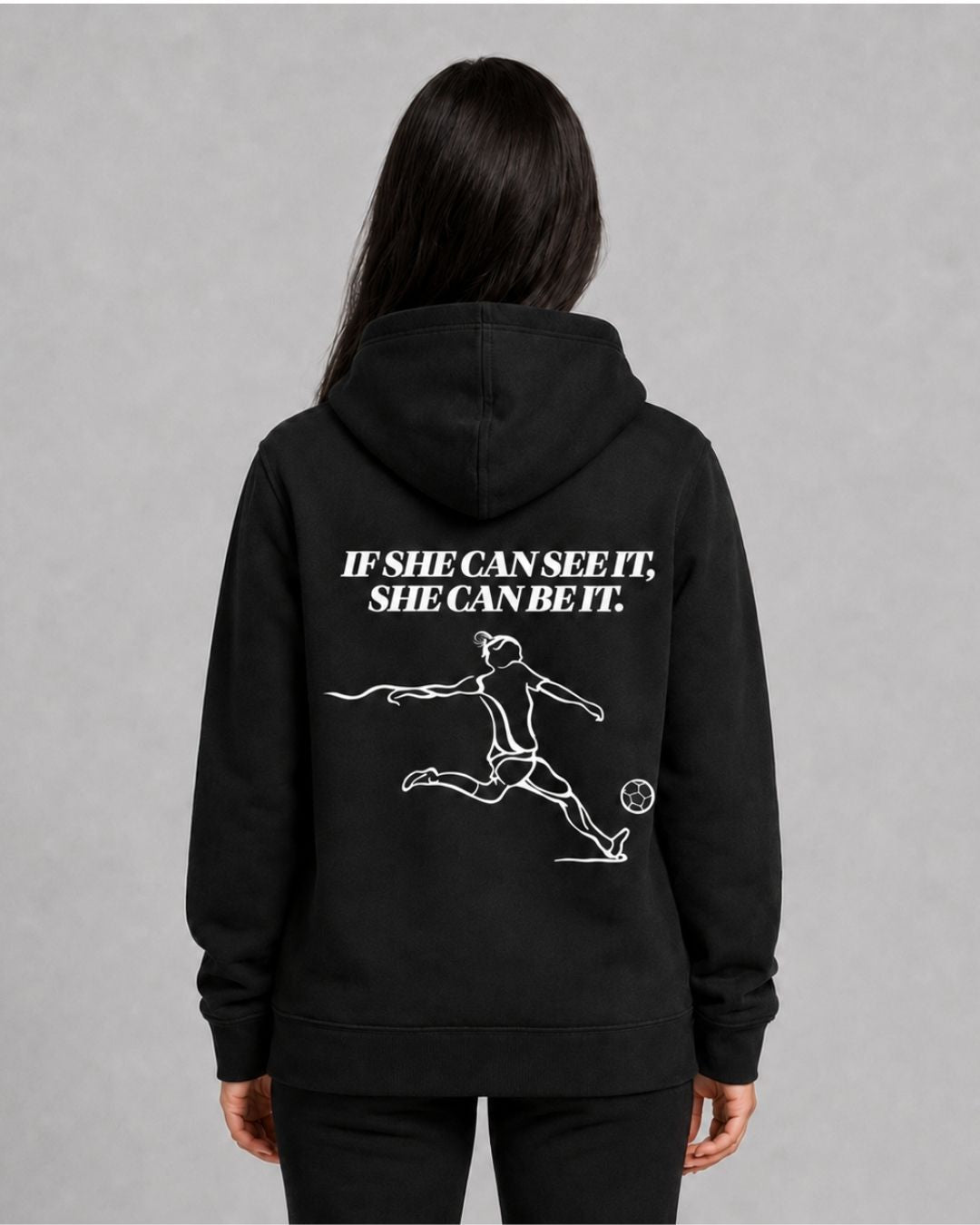 SHE_CAN_Youth_Hood_in_Black_Flatlay_Model_Back