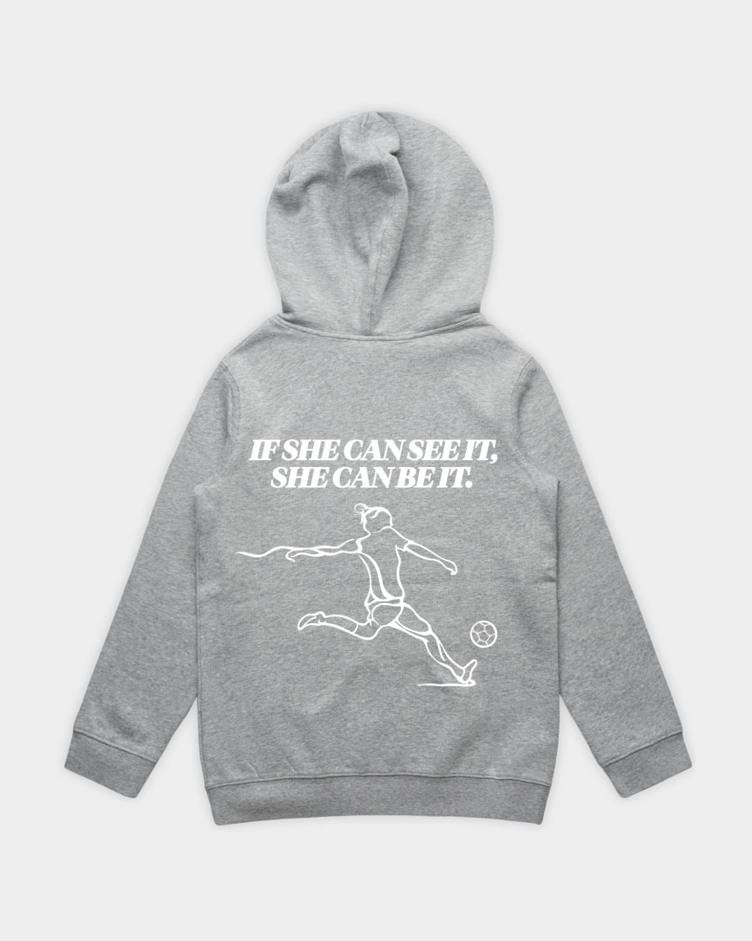 SHE_CAN_Youth_Hood_in_Grey Marle_Flatlay_Back